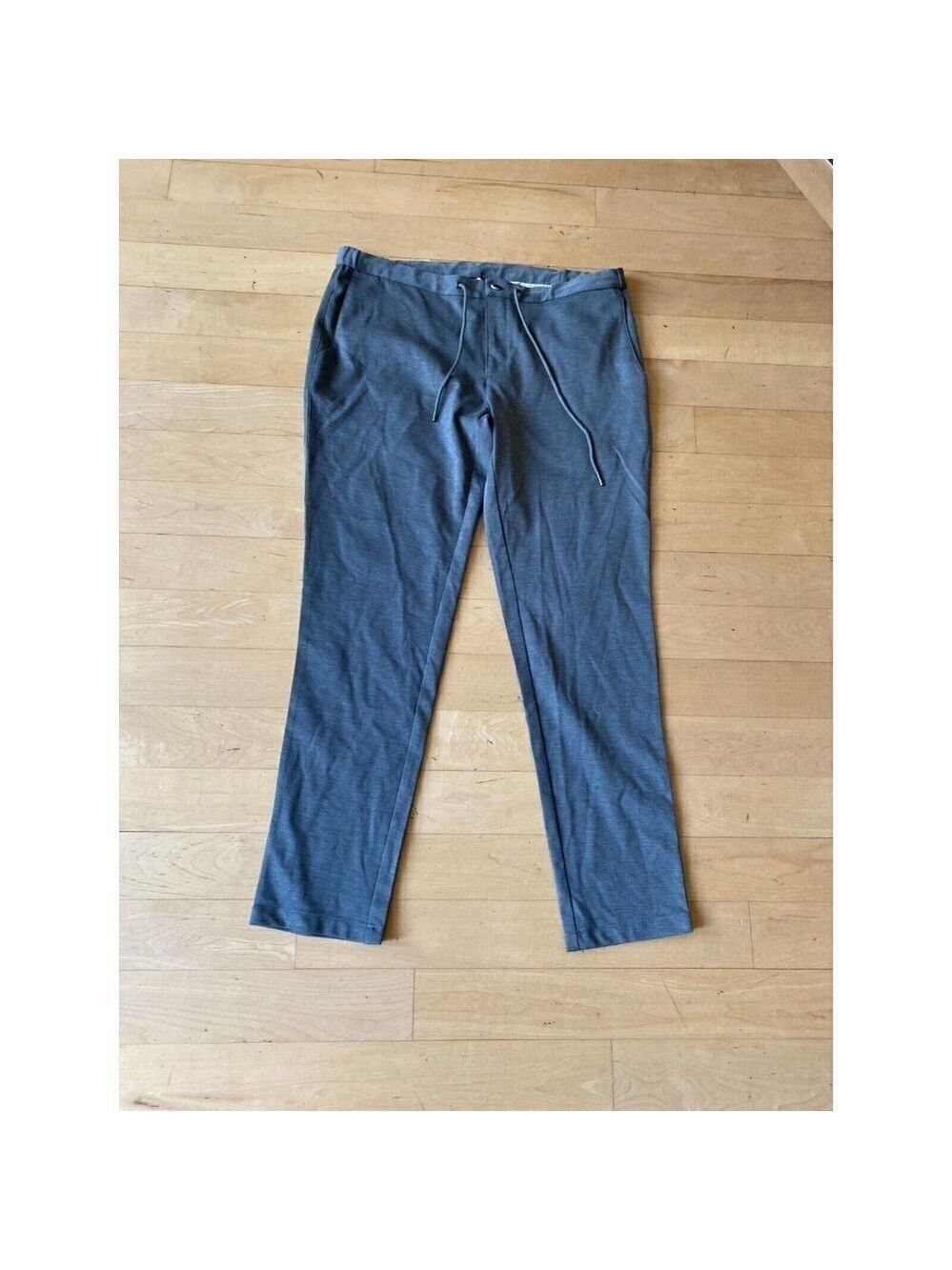 SOUL of London BNWOT Stretch Pants Trousers Sz 38 Gray Drawstring